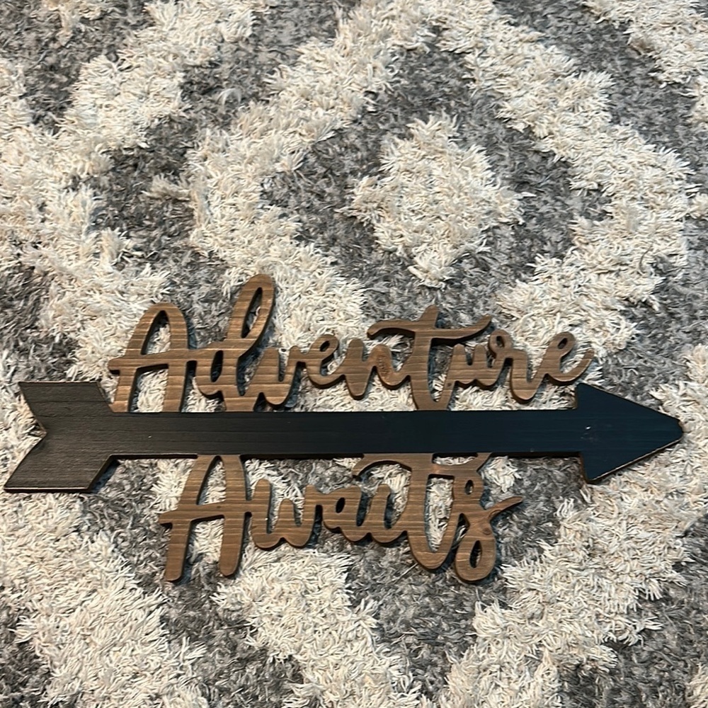 Adventure Awaits Wooden Wall Decor